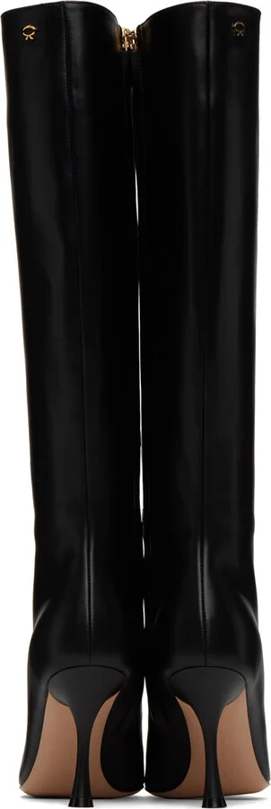 Gianvito Rossi Black Vitello 85 Tall Boots - Image 2