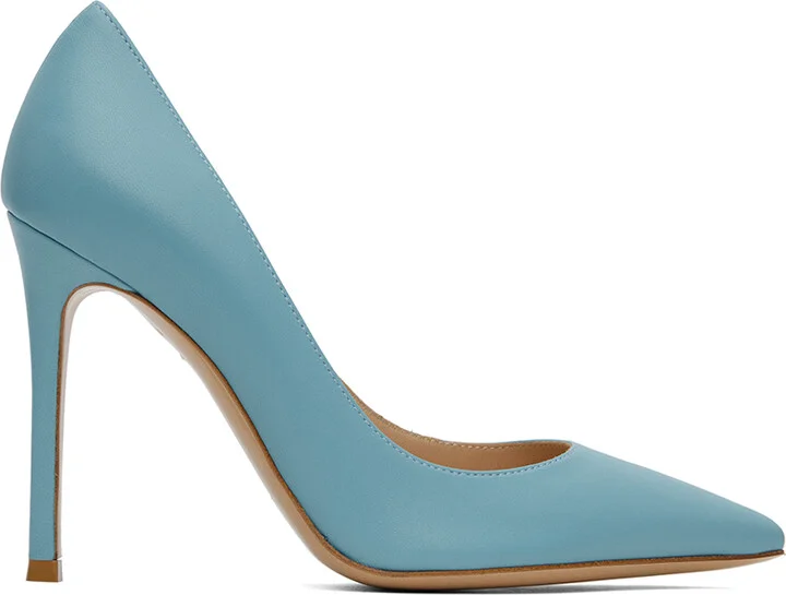 Gianvito Rossi Blue Gianvito 105 Heels