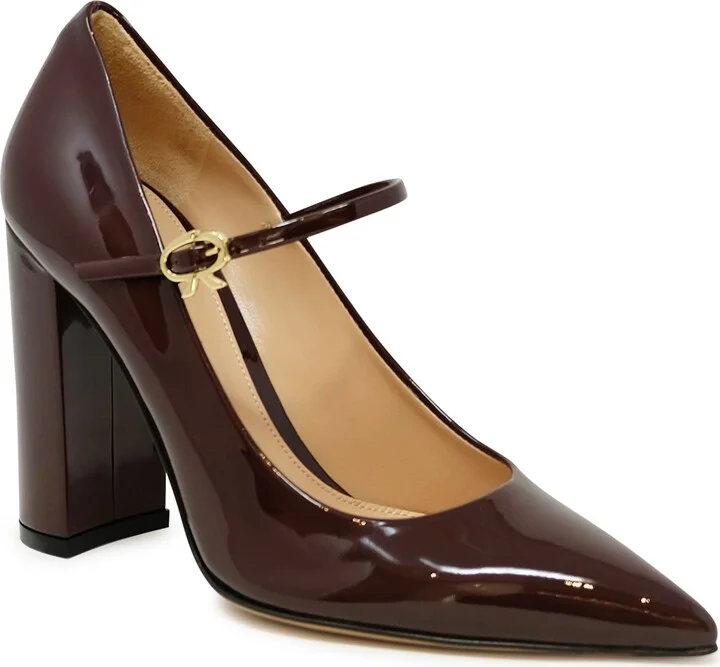 Gianvito Rossi Bourgogne Patent Ribbon Jane 100 Pumps - Image 2