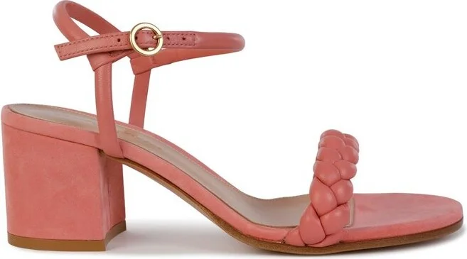 Gianvito Rossi Braided-Band Slingback Sandals