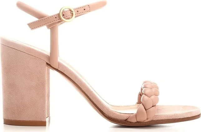 Gianvito Rossi Braided Buckle-Fastened Sandals