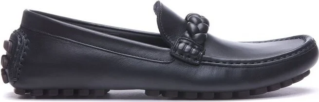 Gianvito Rossi Braided Detail Loafers