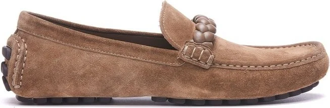 Gianvito Rossi Braided Detail Loafers