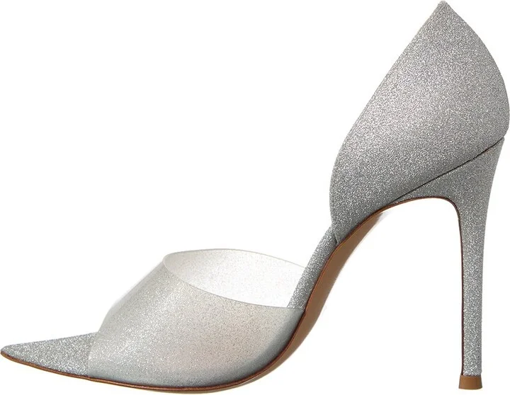 Gianvito Rossi Bree Leather & Vinyl Sandal - Image 2