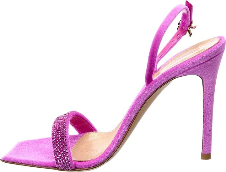 Gianvito Rossi Britney 150 Velvet Sandal - Image 2
