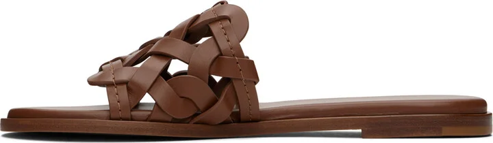 Gianvito Rossi Brown Amalfi Sandals - Image 3