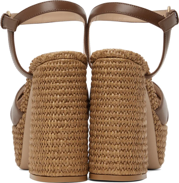 Gianvito Rossi Brown Bebe Heeled Sandals - Image 2