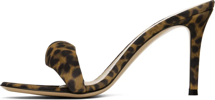 Gianvito Rossi Brown Bijoux 85 Mules - Image 3