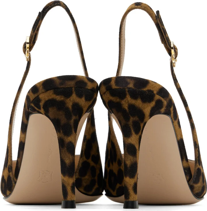 Gianvito Rossi Brown Camoscio Heels - Image 2