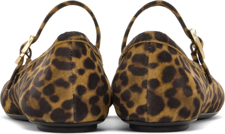 Gianvito Rossi Brown Carla Ballerina Flats - Image 2