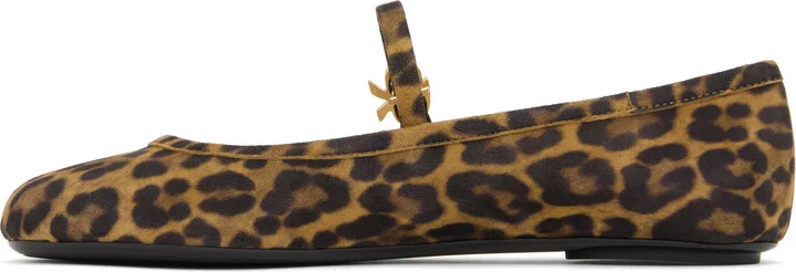 Gianvito Rossi Brown Carla Ballerina Flats - Image 3