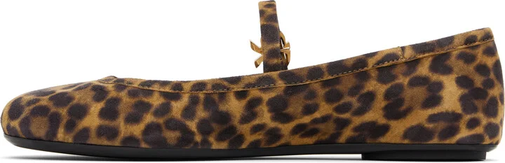 Gianvito Rossi Brown Carla Ballerina Flats - Image 3