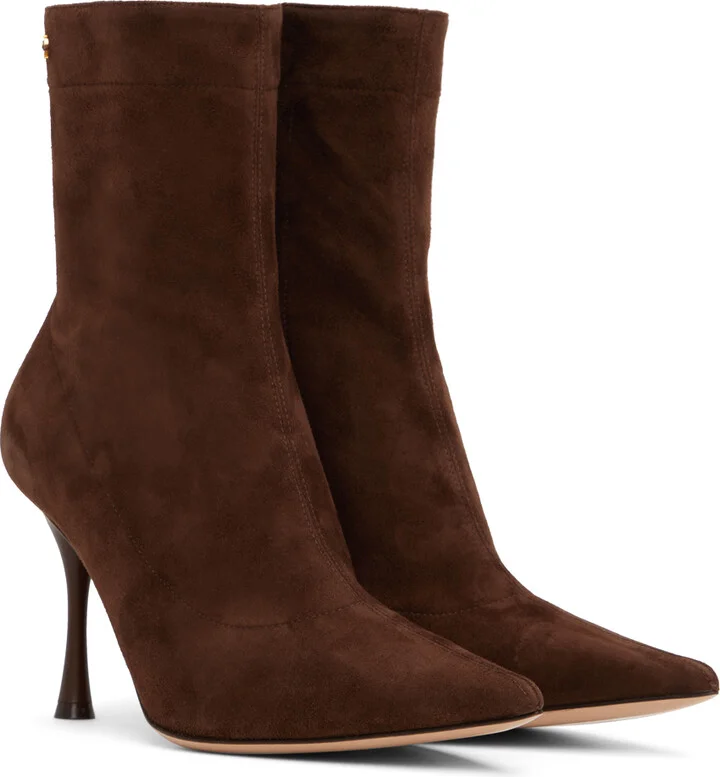 Gianvito Rossi Brown Dunn Boots - Image 4