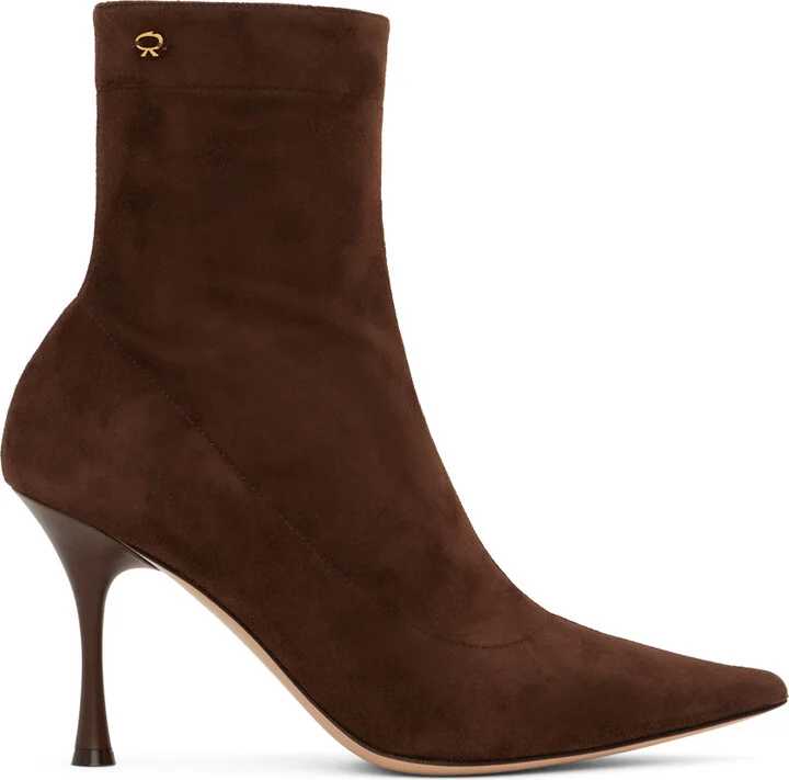 Gianvito Rossi Brown Dunn Boots