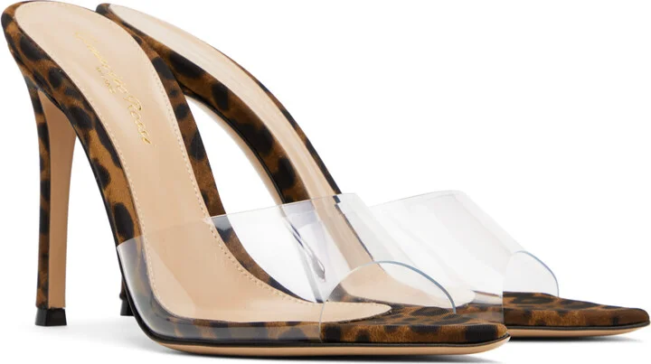Gianvito Rossi Brown Elle 85 Mules - Image 4