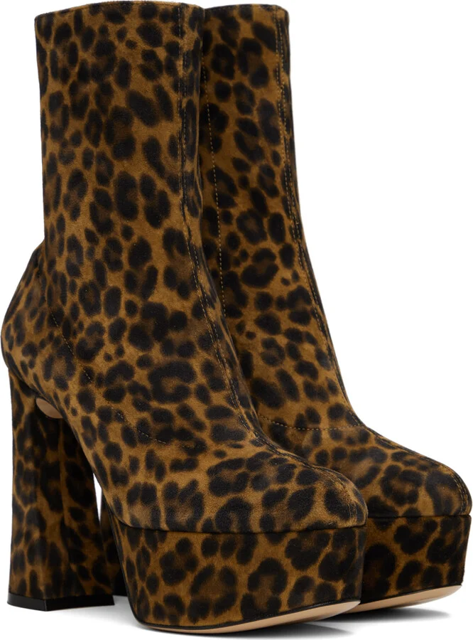 Gianvito Rossi Brown Holly Boots - Image 4