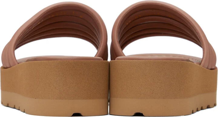 Gianvito Rossi Brown Nappa Sandals - Image 2