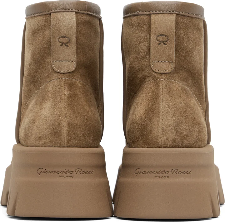 Gianvito Rossi Brown Stormy Boots - Image 2