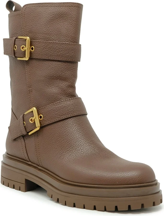 Gianvito Rossi Camel Leather Boots - Image 2