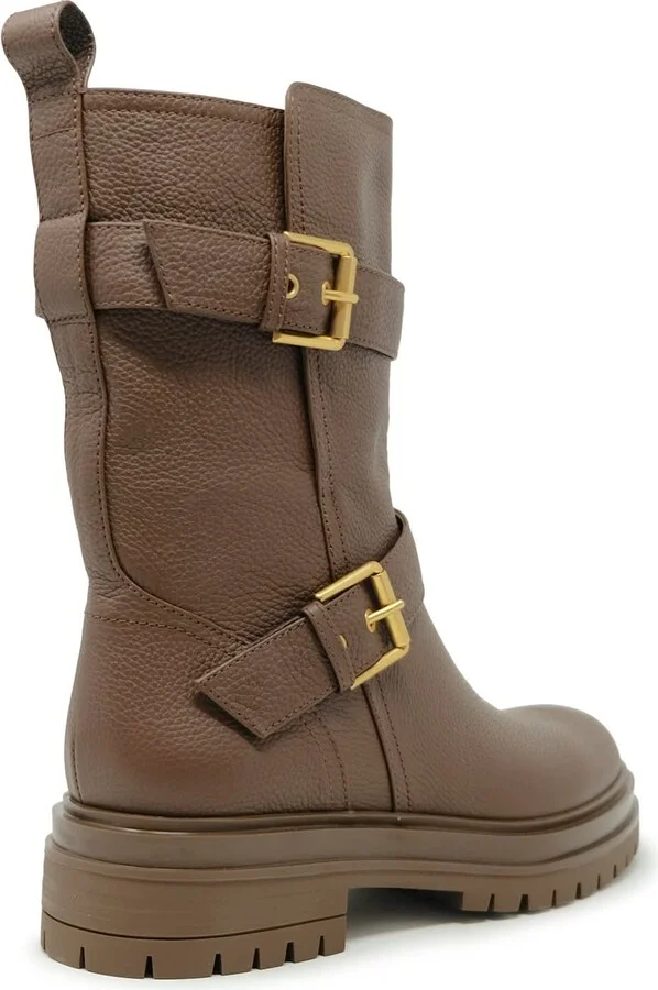 Gianvito Rossi Camel Leather Boots - Image 3
