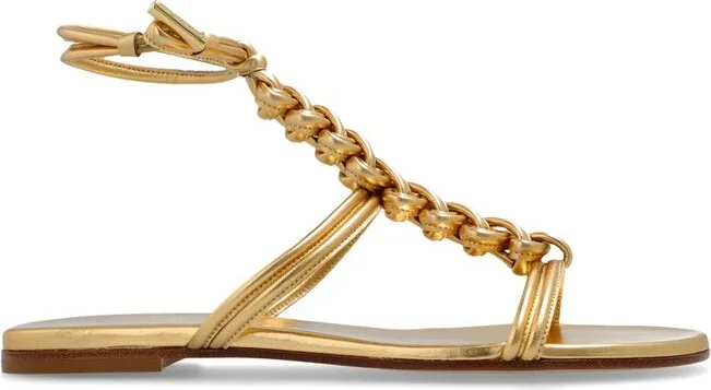 Gianvito Rossi Capua Interwoven Strap Sandals