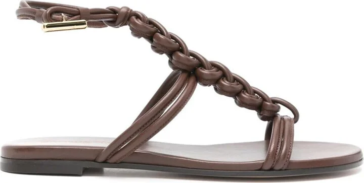 Gianvito Rossi Capua Leather Sandals