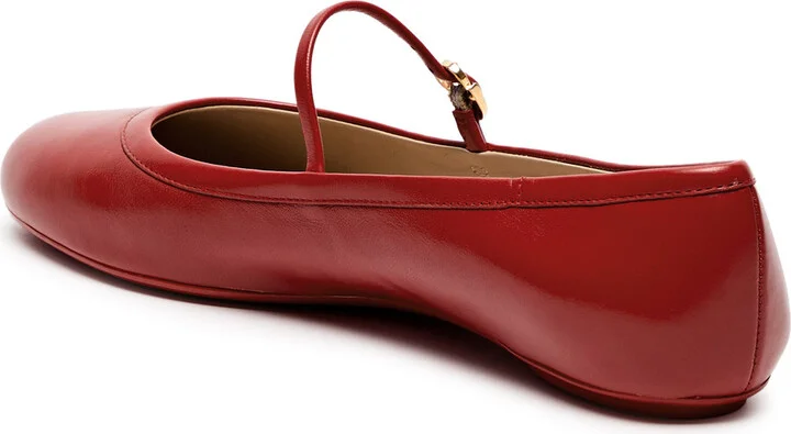 Gianvito Rossi Carla 05 Leather Ballet Flats - Image 6