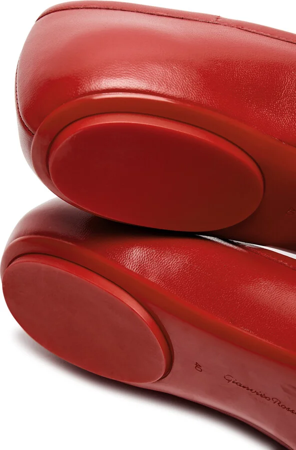 Gianvito Rossi Carla 05 Leather Ballet Flats - Image 8