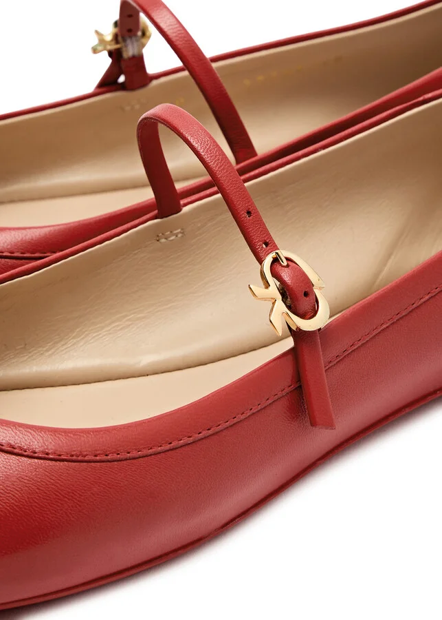 Gianvito Rossi Carla 05 Leather Ballet Flats - Image 3