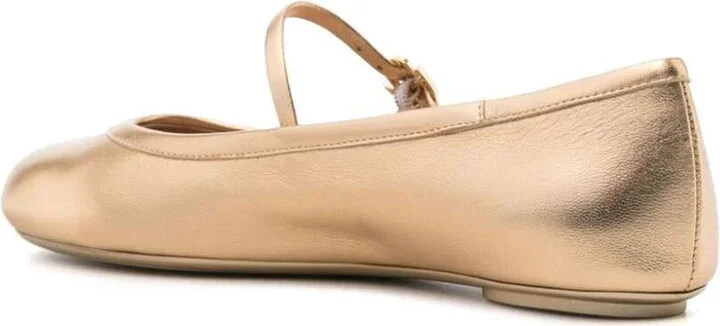 Gianvito Rossi Carla Flat Shoes - Image 4