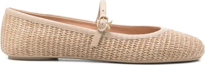 Gianvito Rossi Carla Marbella+Nappa Ballerina Shoes