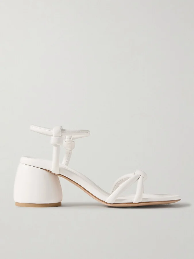 Gianvito Rossi - Cassis 60 Leather Sandals - White