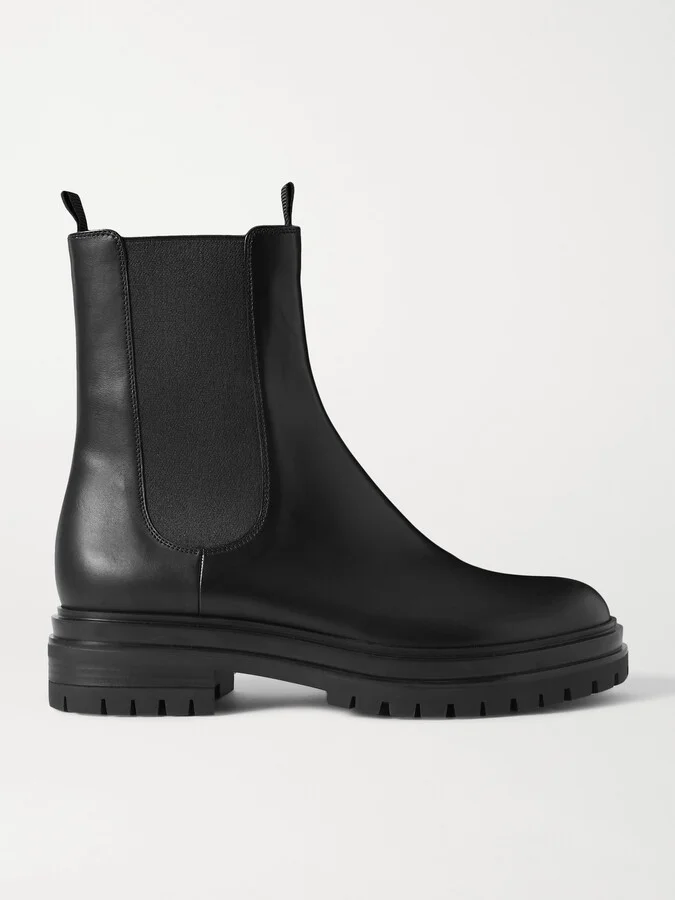 Gianvito Rossi - Chester Leather Chelsea Boots - Black