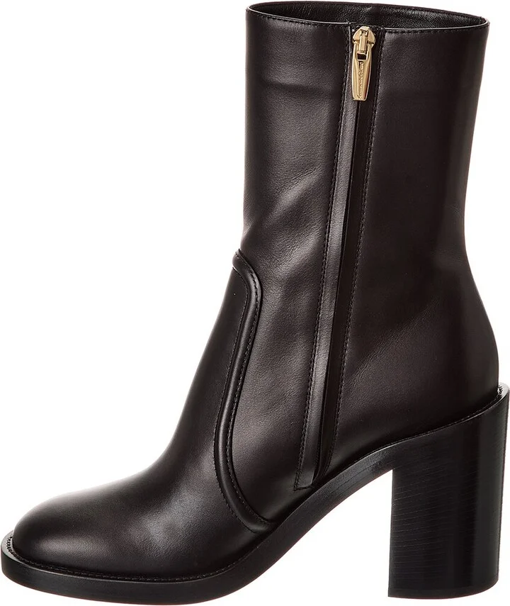 Gianvito Rossi Conner 85 Leather Boot - Image 2
