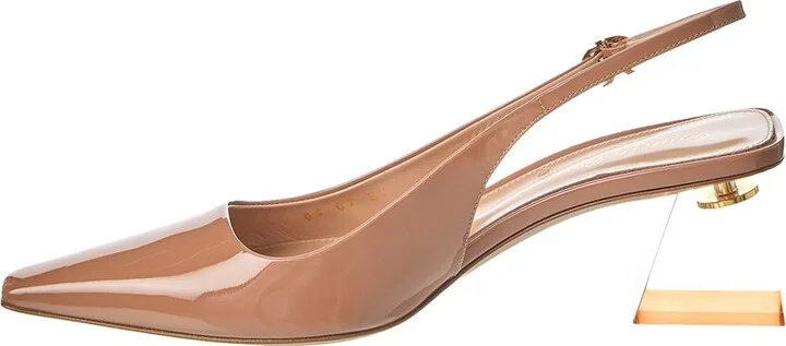 Gianvito Rossi Cosmic 55 Patent Slingback Pump - Image 2