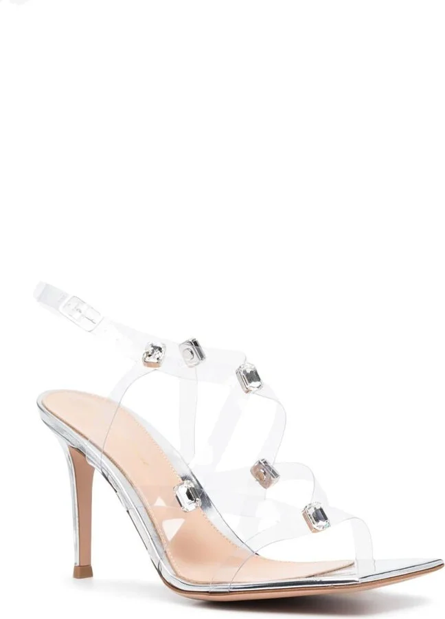 Gianvito Rossi Crystal Crash Sandals - Image 4