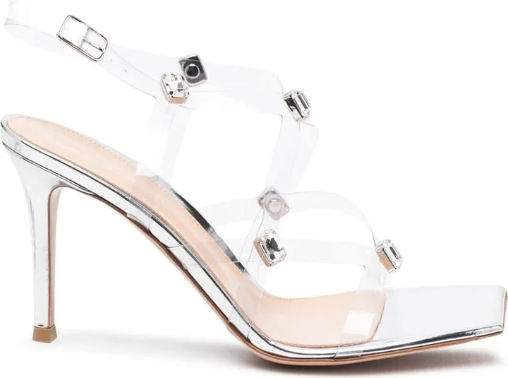 Gianvito Rossi Crystal Crash Sandals