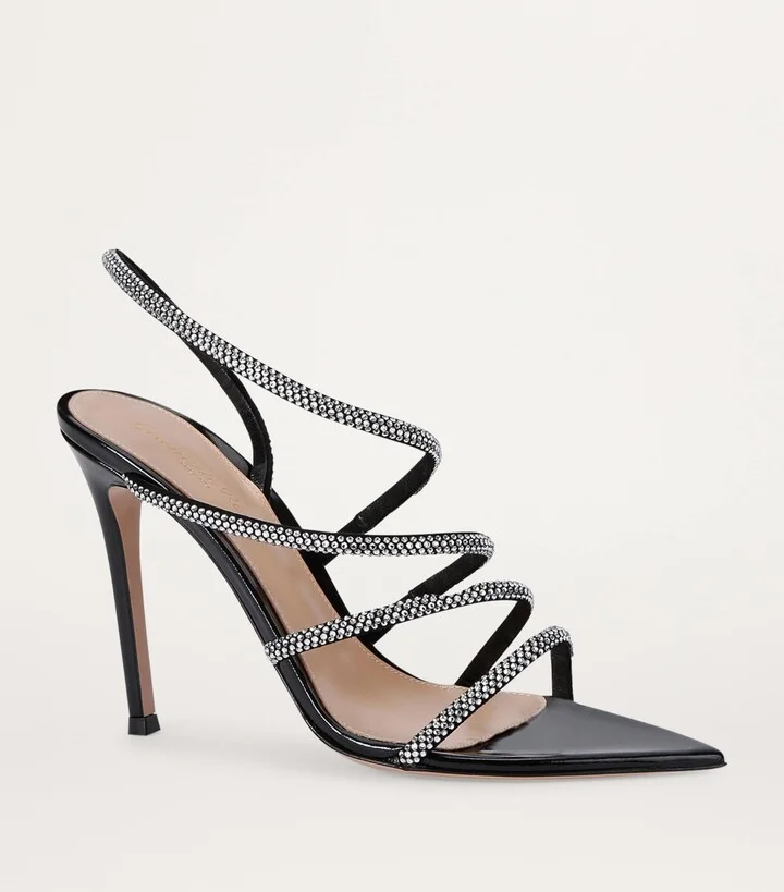Gianvito Rossi Crystal Ettie Heeled Sandals 105 - Image 3