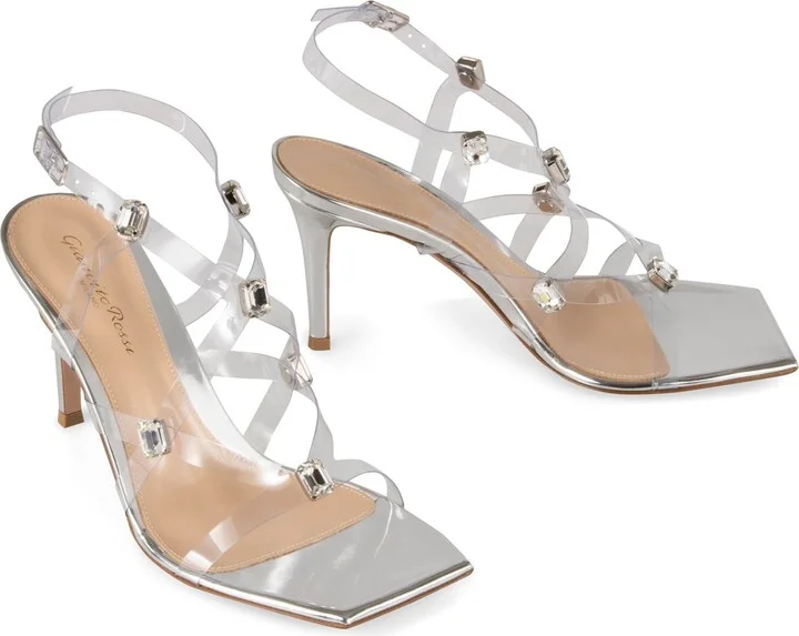 Gianvito Rossi Crystal Fever Heeled Sandals - Image 3