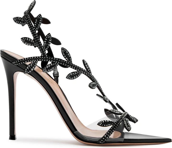 Gianvito Rossi Crystal Flavia 100 Embellished Sandals