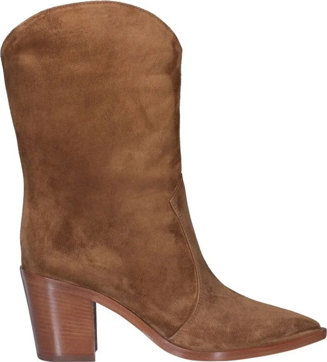 Gianvito Rossi Denver Pointed-Toe Boots