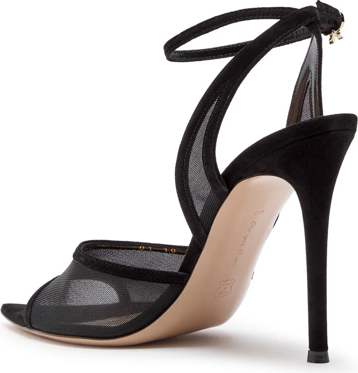 Gianvito Rossi Dorotea 120 Mesh Sandals - Image 2