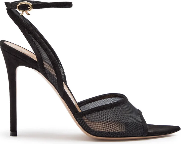 Gianvito Rossi Dorotea 120 Mesh Sandals