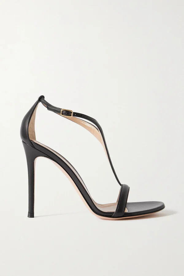 Gianvito Rossi - Eiko 105 Leather Sandals - Black