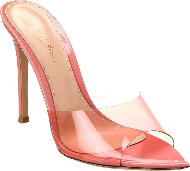 Gianvito Rossi Elle 105 Vinyl & Patent Sandal