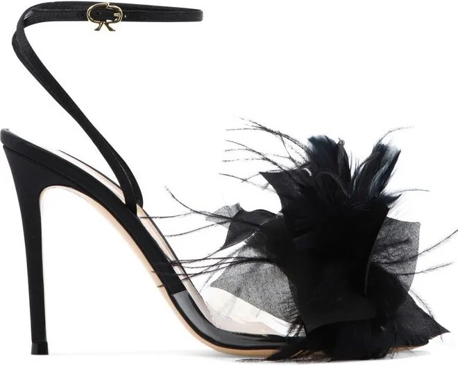 Gianvito Rossi Embellished Detail Heeled Sandals