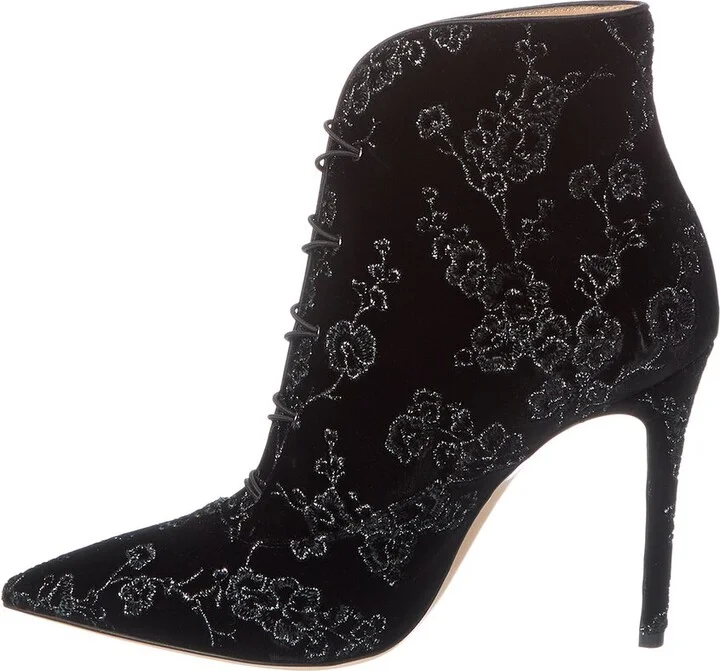 Gianvito Rossi Empress 150 Velvet Bootie - Image 2