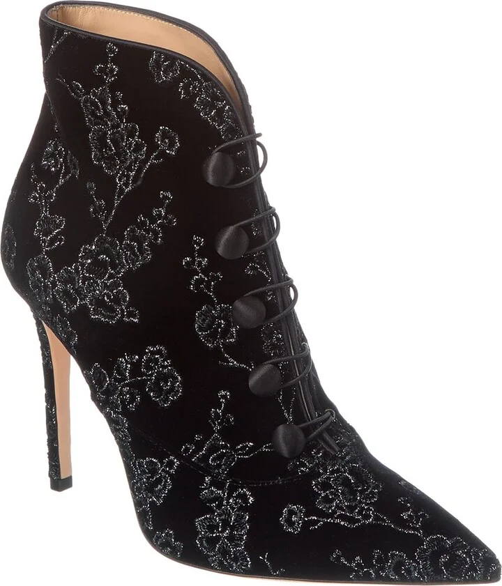 Gianvito Rossi Empress 150 Velvet Bootie