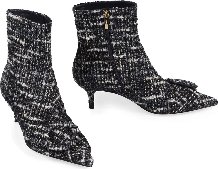 Gianvito Rossi Fabric Ankle Boots - Image 3