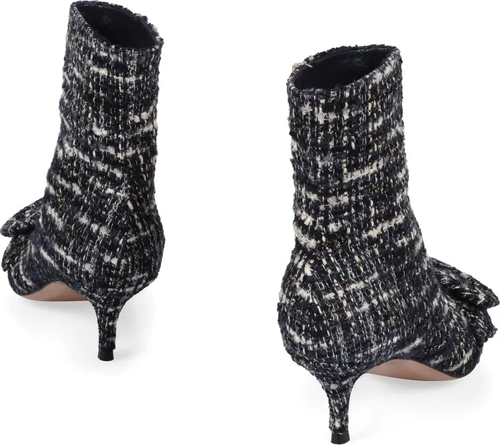 Gianvito Rossi Fabric Ankle Boots - Image 4
